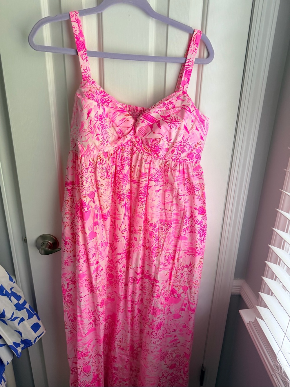 Lily Pulitzer pink Floral Maxi Sundress
